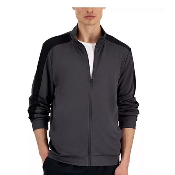 New ID Ideology Men's Size M Regular-Fit Moisture-Wicking Knit Jacket, XXL - Picture 2 of 4